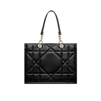 Black Leather Tote Bag