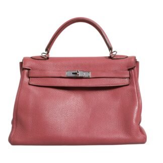 Kelly 32 Rouge H Togo Retourne Palladium