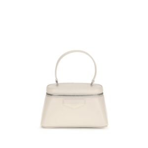 Beige Calf Leather Bos Taurus Handbag