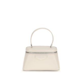 Beige Calf Leather Bos Taurus Handbag