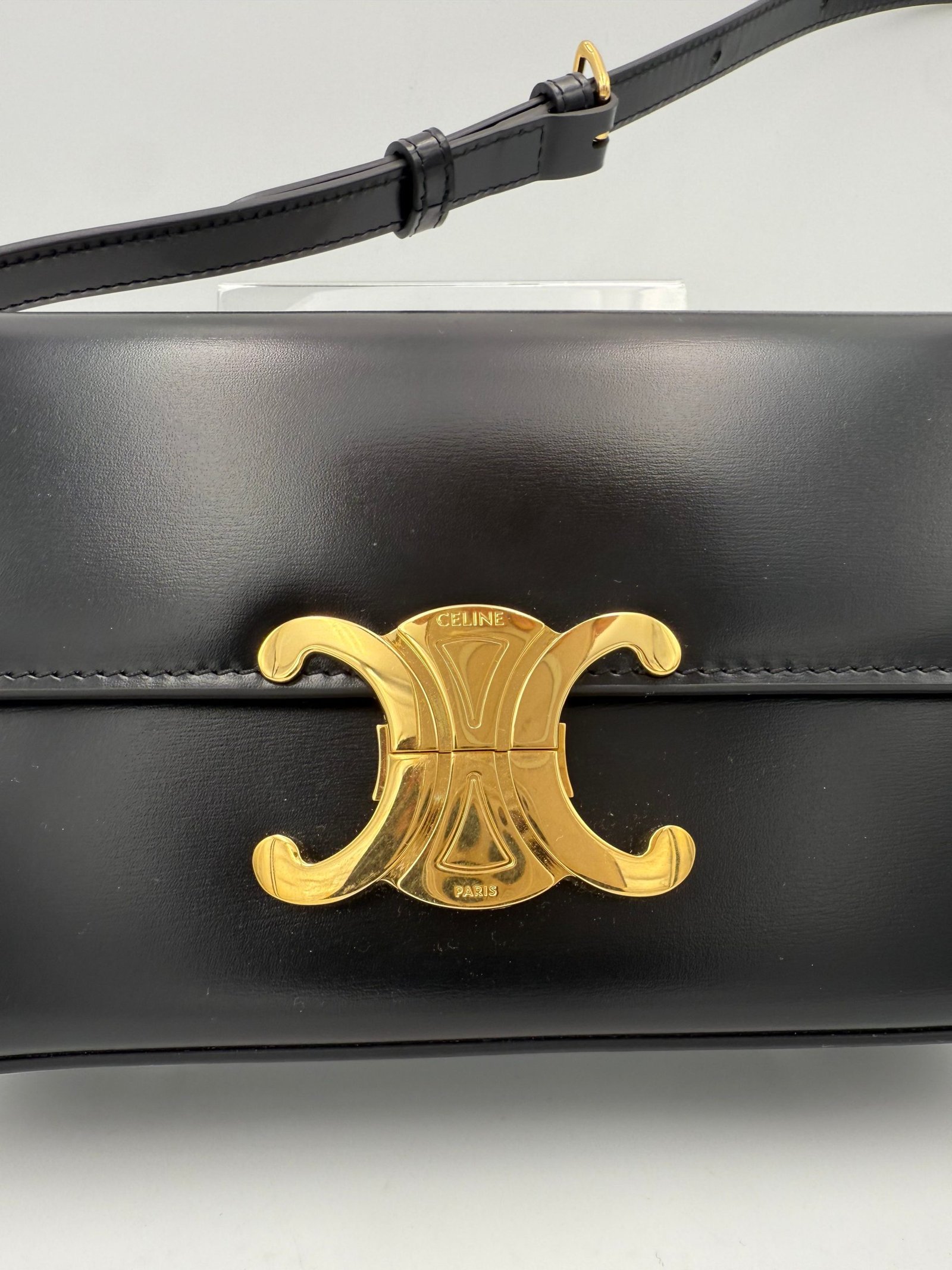 CELINE CLAUDE TRIOMPHE Black Handbag - Image 2