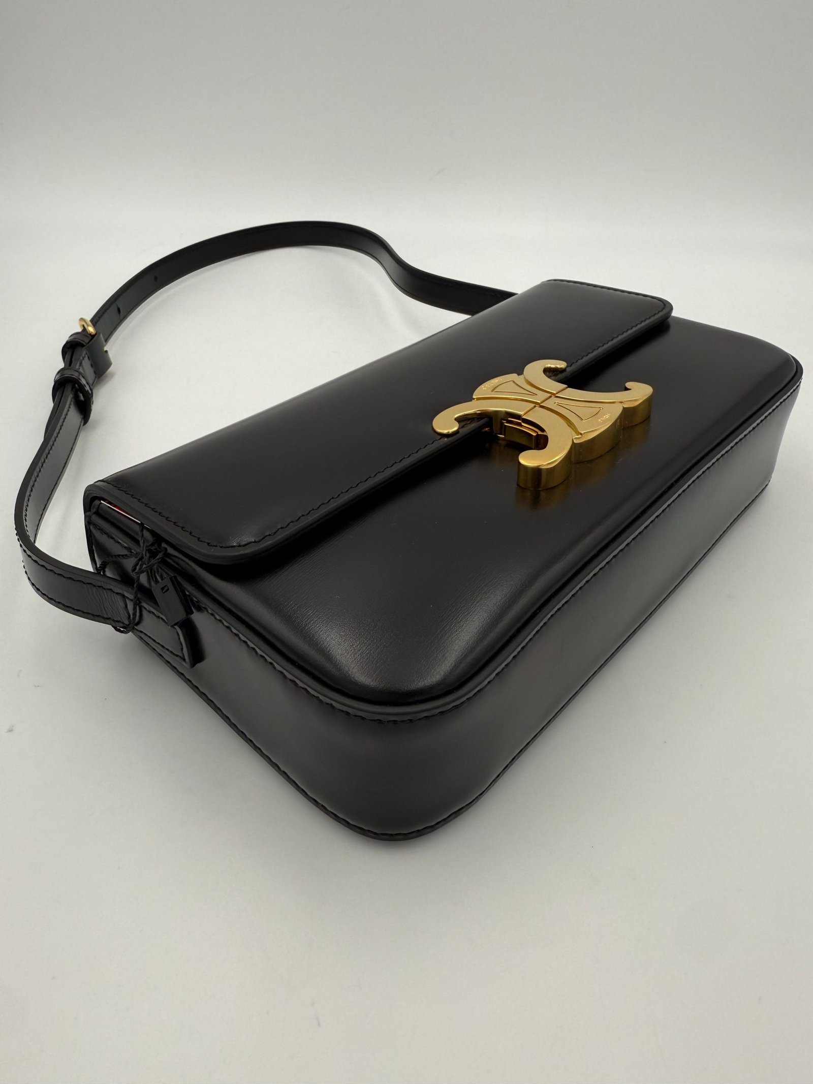 CELINE CLAUDE TRIOMPHE Black Handbag - Image 5