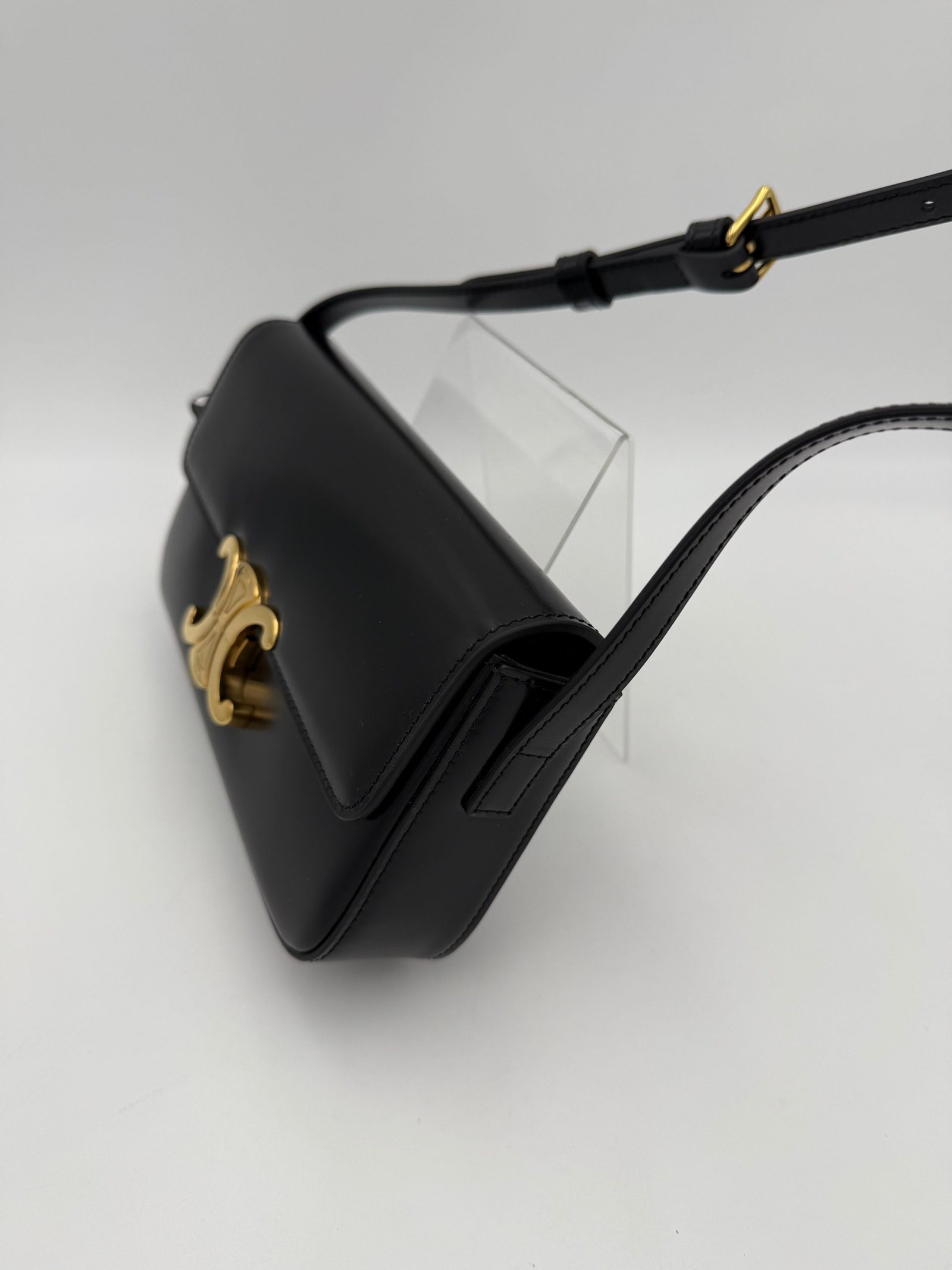 CELINE CLAUDE TRIOMPHE Black Handbag - Image 6