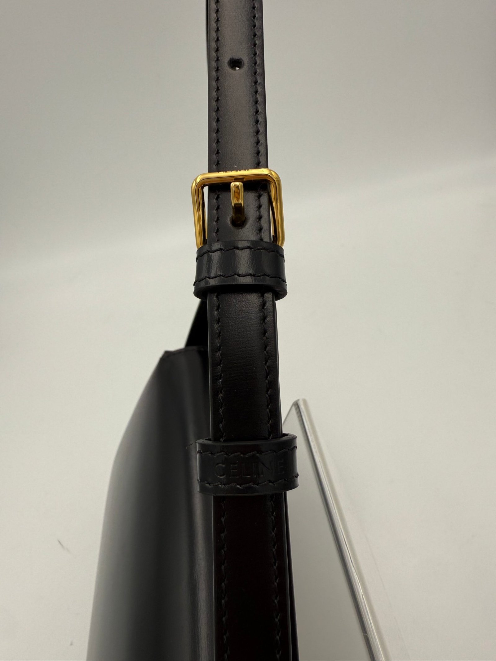 CELINE CLAUDE TRIOMPHE Black Handbag - Image 7