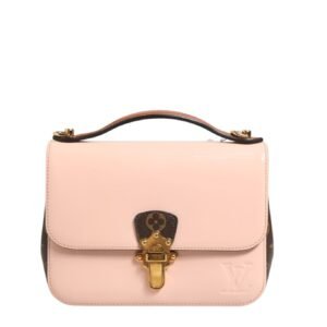 Pink Vernis and Monogram Canvas Cherrywood BB Shoulder Bag