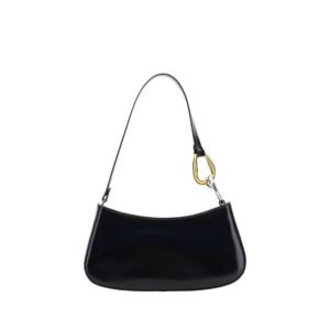 Black Calf Leather Bos Taurus Shoulder Bag