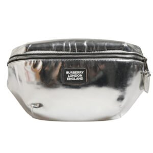 Belt bag Silver in Synthetic