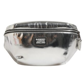 Belt bag Silver in Synthetic
