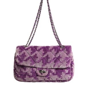 Purple shoulder bag
