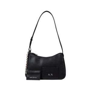 Black Polyester Handbag
