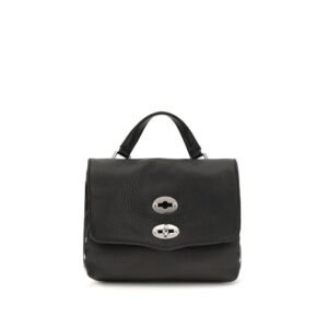 Black Calf Leather Bos Taurus Handbag