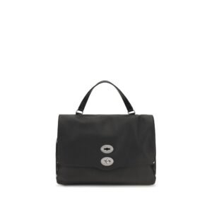 Black Calf Leather Bos Taurus Handbag
