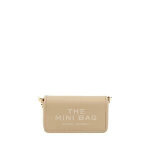 Beige Calf Leather Bos Taurus Shoulder Bag