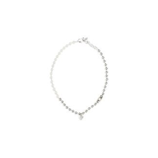 White Brass Necklace