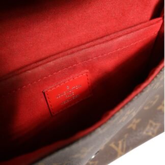 Saint Michel Monogram Epi Shoulder Bag Coquelicot