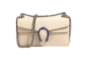 Dionysus White Leather Handbag