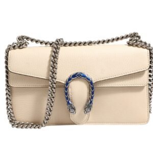 Dionysus White Leather Handbag
