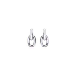 Silver Resin Earrings