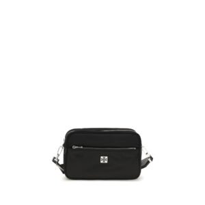 Black Polyamide Shoulder Bag