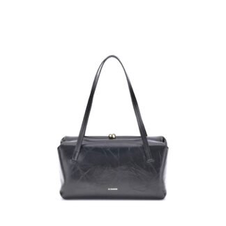 Black Calf Leather Bos Taurus Shoulder Bag