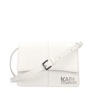 White Polyethylene Crossbody Bag