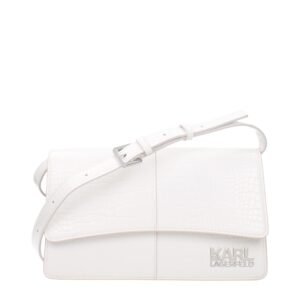 White Polyethylene Crossbody Bag