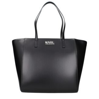 Black Polyethylene Shoulder Bag