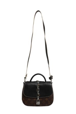 Calfskin Monogram Chain It Bag PM Black