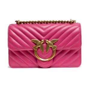 Pink Leather Love One Mini Shoulder Bag