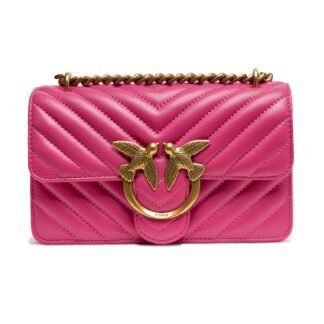 Pink Leather Love One Mini Shoulder Bag