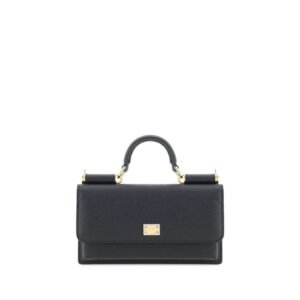 Black Calf Leather Bos Taurus Shoulder Bag