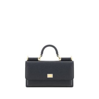 Black Calf Leather Bos Taurus Shoulder Bag
