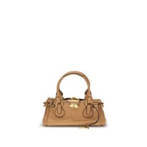 Brown Buffalo Leather Shoulder Bag