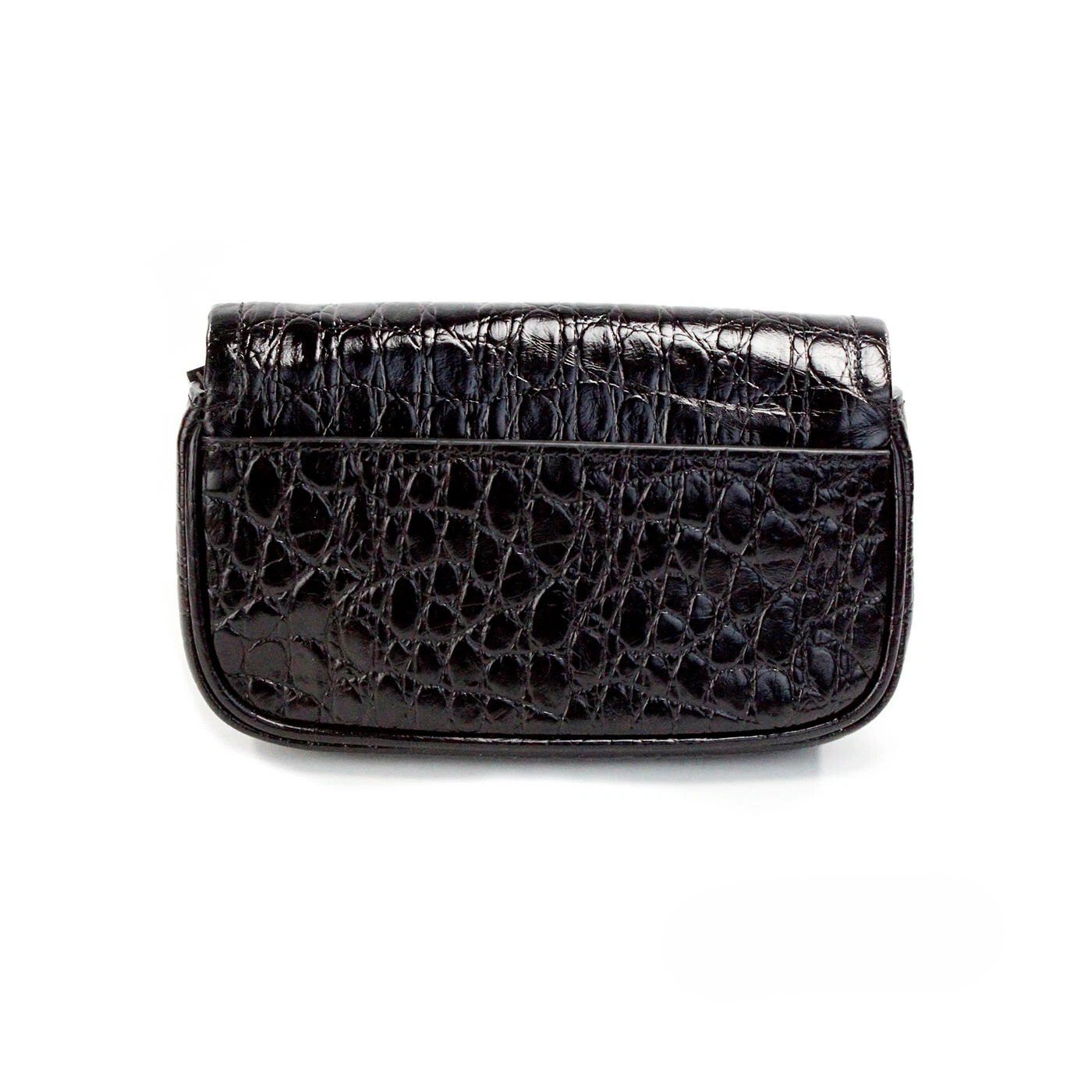Marc Jacobs The Mini Shoulder Bag Black Embossed Leather Crossbody Bag - Image 2