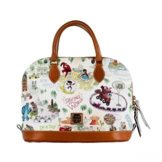 Dooney & Bourke Disney Pixar Maps Satchel Crossbody Bag Purse