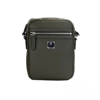 MCM Visetos Leather Camera Crossbody Bag