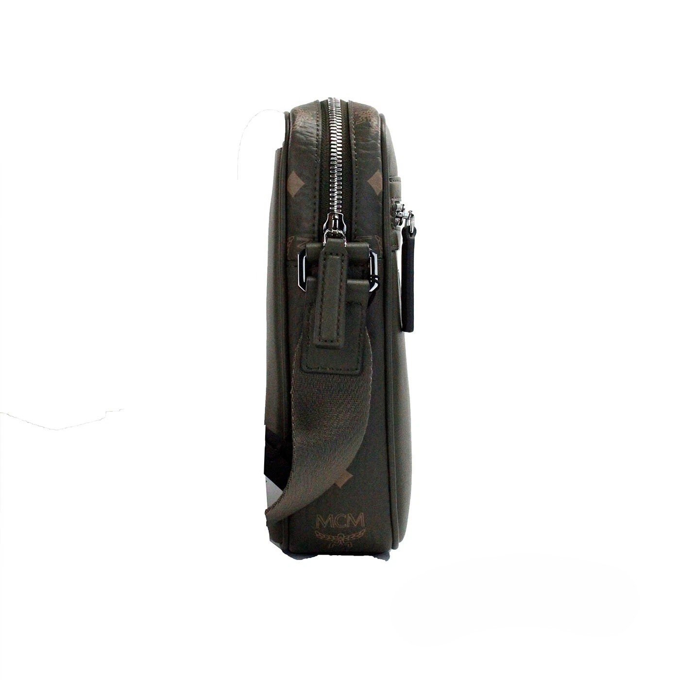 MCM Visetos Leather Camera Crossbody Bag - Image 4