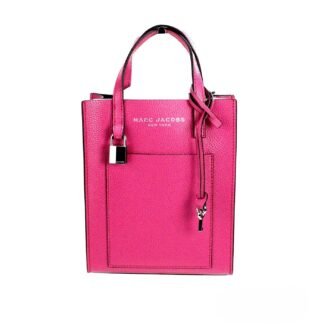 Marc Jacobs Mini Grind Cactus Flower Pebbled Leather Crossbody Tote Bag