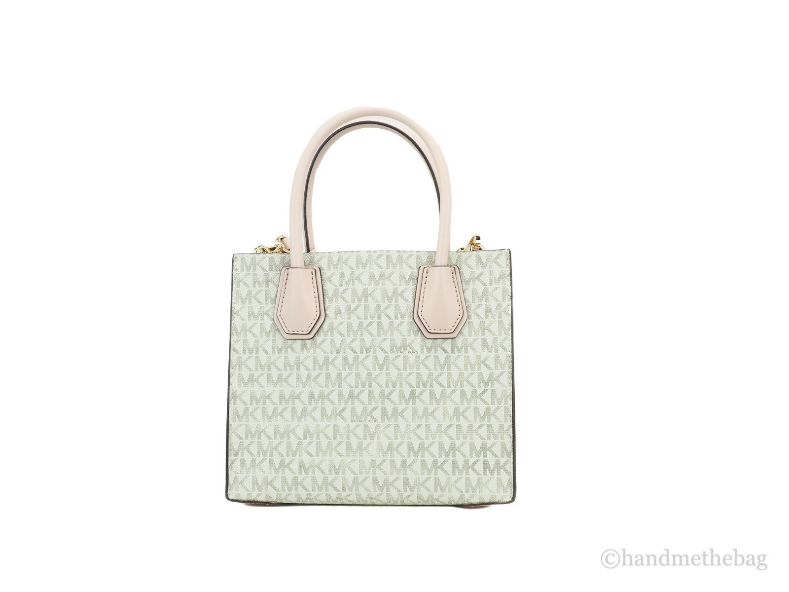 MICHAEL KORS Mercer 35S1GM9M2B Medium Logo And Leather Accordion Crossbody Bag In Powder Blush Multi - Image 2