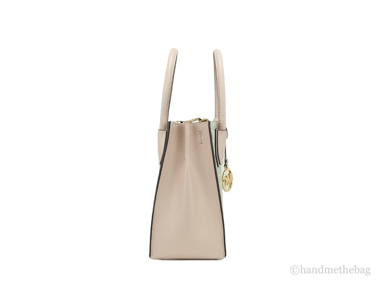 MICHAEL KORS Mercer 35S1GM9M2B Medium Logo And Leather Accordion Crossbody Bag In Powder Blush Multi - Image 3