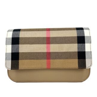 Burberry Small Leather Madison Crossbody Check Bag