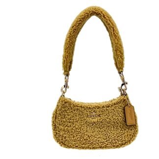 Coach Teri Mini Shearling Fur Crossbody Bag