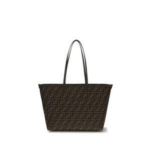 Brown Fabric Shoulder Bag