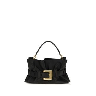Black Calf Leather Bos Taurus Handbag