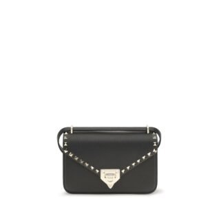 Black Calf Leather Bos Taurus Shoulder Bag