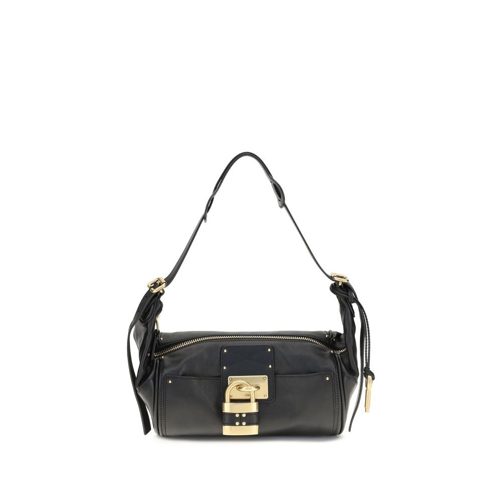 Black Calf Leather Bos Taurus Shoulder Bag