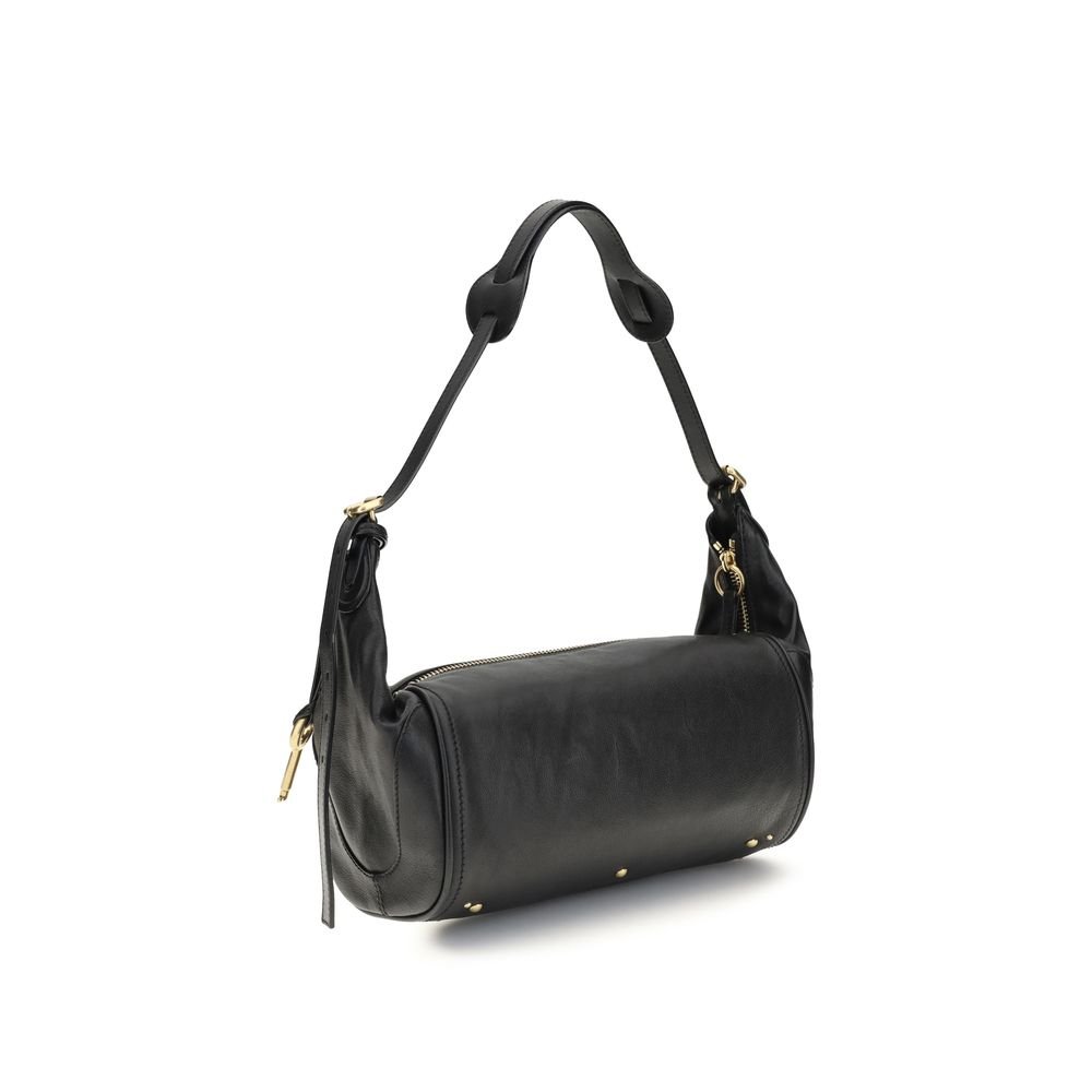 Black Calf Leather Bos Taurus Shoulder Bag - Image 3
