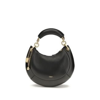Black Calf Leather Bos Taurus Shoulder Bag