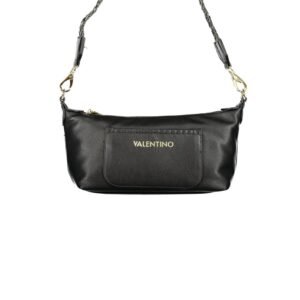 Nero Polyurethane Women's Bag with Adjustable Shoulder Strap