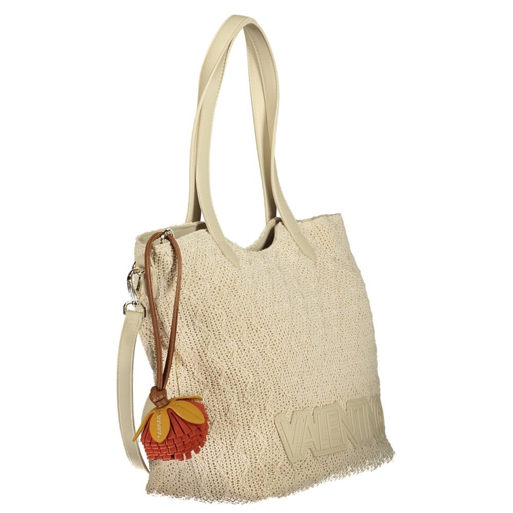 Beige Polyethylene Women's Bag - Image 3